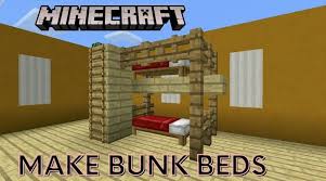 make bunk beds in minecraft simple