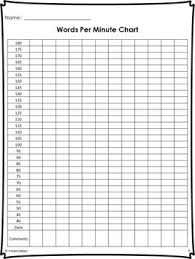 Free Reading Fluency Charts