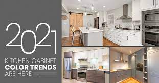 2021 kitchen cabinet color trends are