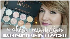 makeup revolution blush palette review