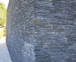 Brown Slatestone Black Slate Wall