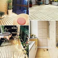 Shop a wide selection of colors and styles from america's trusted rubber flooring brand. Buy Progoal Interlocking Flooring Tiles Solid Wood 12 12 Composite Decking Flooring Patio Pavers Check Pattern Indoor And Outdoor 6pcs Light Color Flooring Tiles Online In Indonesia B08v8r879q