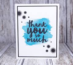 Splash Of Color Thank You Cards Ink It Up With Jessica Card