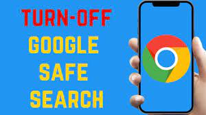 how to turn off google safe search on