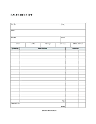 Purchase Receipt Template Free Printable Sales Projects To Receipts
