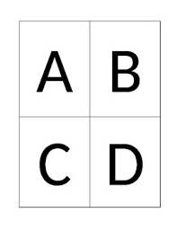Abcd Response Card Template By The Never Boring Mrs Doering Tpt