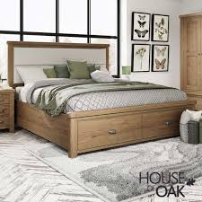 Sworth Oak Super King Size Bed With