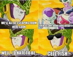 Meanwhile the big bang mission!!! Cell Dbz Funny Quotes Quotesgram