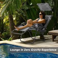 Folding Recliner Zero Gravity Lounge