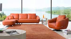 lucy sectional set orange