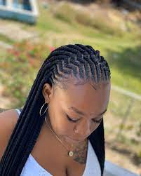 This short hairstyle for black women will i̇nspire you. Ghana Braids On Instagram Braided Hair Styles Ghanabraidstyles Braidingqueen M Natural Hair Braids Braided Hairstyles African Hair Braiding Styles