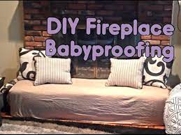 Diy Fireplace Babyproofing
