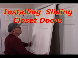 Install Bypass Sliding Closet Doors