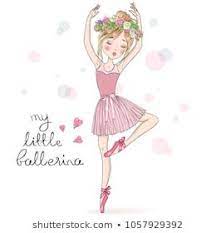 Elle fanning, dane dehaan, carly rae jepsen and others. Hand Drawn Beautiful Lovely Little Ballerina Girl With Freckles And Wreath On Her Head Vector Illustr How To Draw Hands Little Girl Cartoon Little Ballerina