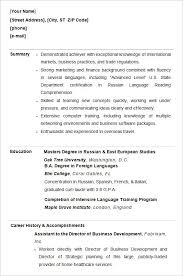 For College Students Student Resume Template College