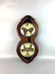 Vintage Bulova Barometer Wall Clock