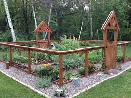 Fenced Vegetable Garden