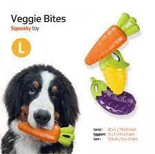 fofos veggie squeaky toy gift set petclub