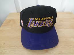 Free delivery and returns on select orders. Vintage Los Angeles Lakers Motion Script Snapback Hat 90s Sports Specialties Nba Sportscards Com