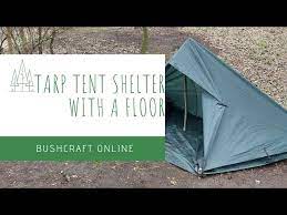 tarp tent with an integral floor you