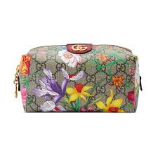 gucci ophidia gg flora cosmetic case in
