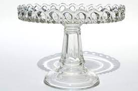 Glass Cake Stand Pedestal Plates