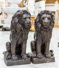 Bronze Statues Lion Animal Statues