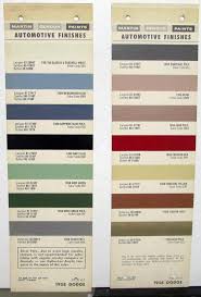 1958 dodge paint chip color sles