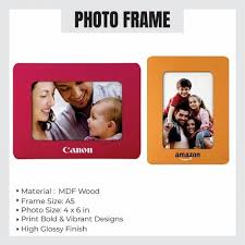 mdf wood photo frame for gift size