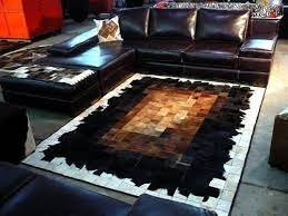 new large cowhide rug patchwork cowskin