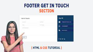 page design using html css
