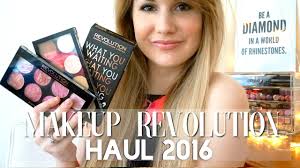 makeup revolution haul 2016