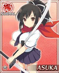 Senran kagura asuka cards