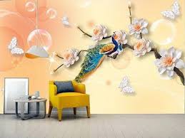 Plain 3d Effect Wall Paper For Home At