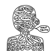 Lies . . #lie #truth #javirroyo #illustration | Lie, Truth ...