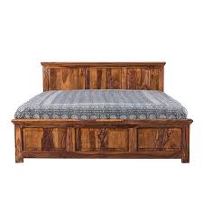 tuscany wooden queen bed with storage