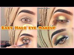 halo eye makeup soft brown smokey eye