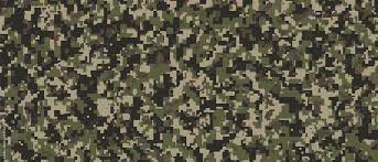 brown green and black pixel camouflage