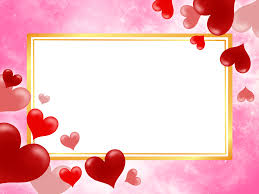 valentine love frame background