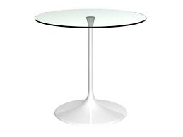 Swan Small Glass Circular Dining Table