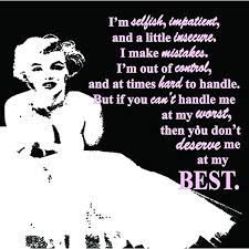 Quotations by marilyn monroe, american actress, born june 1, 1926. Marilyn Monroe Quote 6x6 Mini Canvas Gallery Wrap It Can Hang Or Sit Great Gift Walmart Com Walmart Com