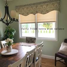 Extra Wide Scalloped Valance Size Up