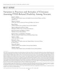 Pdf Variation In Practices And Attitudes Of Clinicians
