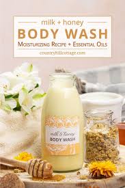 milk and honey body wash creamy body