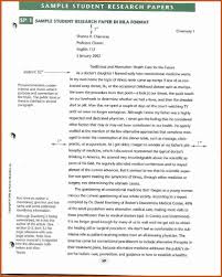 APA Format for College Papers   Research paper sample format