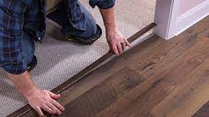 Last but not least, you have to cut the door jamb, as to lay the laminate boards under it. How To Install A Laminate Floor