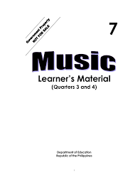  to create a musical on the life of lucio san. K To 12 Grade 7 Learning Module In Music Q3 Q4