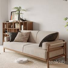 Buy Unique Round Corner Teak Wood Sofa