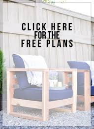 Diy Modern Outdoor Chair Free Plans