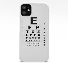 Eye Test Chart Iphone Case By Homestead